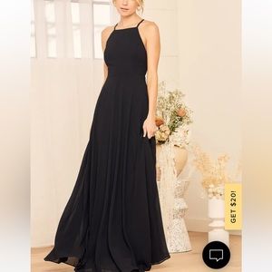 Mythical Kind of Love Black Maxi Dress